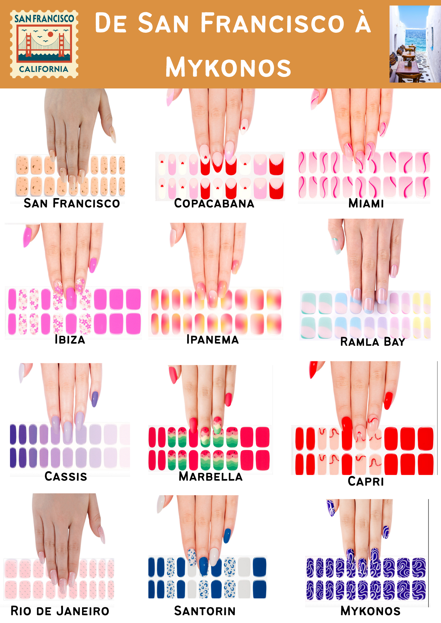 Bandes de Gel - Fantaisies